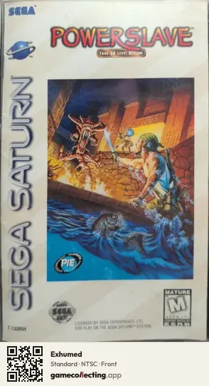 Exhumed Sega Saturn, NTSC box front