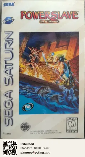 Exhumed Sega Saturn, NTSC box front