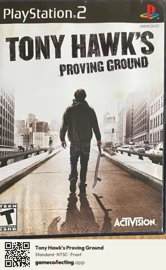 Tony Hawk's Proving Ground PlayStation 2, NTSC box front
