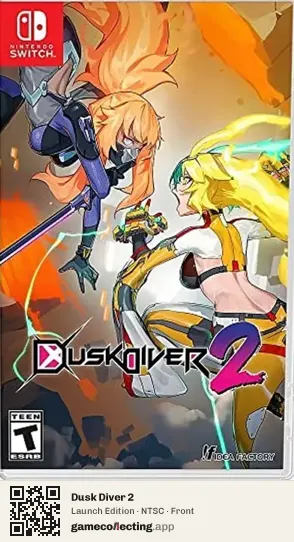Dusk Diver 2 Nintendo Switch, NTSC box front