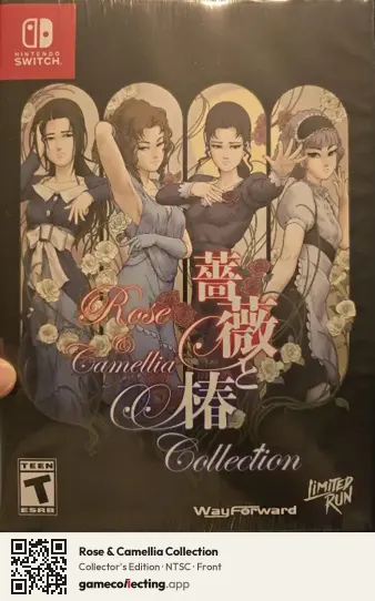 Rose & Camellia Collection Nintendo Switch, NTSC box front