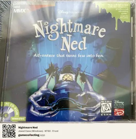 Nightmare Ned Computer, NTSC box front