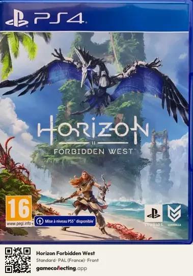 Horizon Forbidden West PlayStation 4, France box front