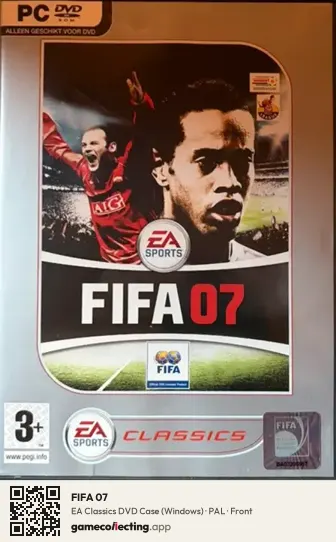 FIFA 07 Computer, PAL box front