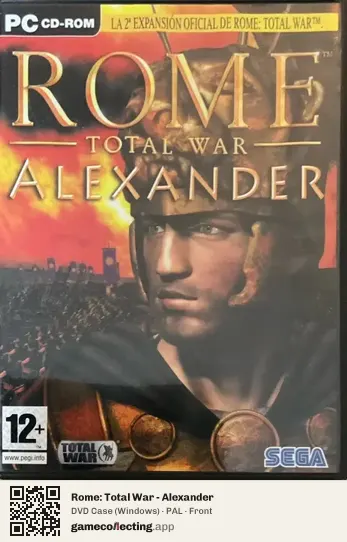 Rome: Total War - Alexander Computer, PAL box front