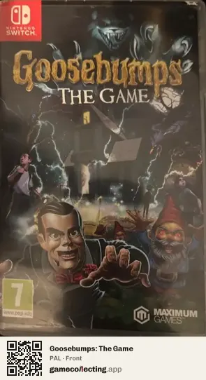 Goosebumps: The Game Nintendo Switch, PAL box front