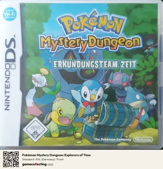 Pokémon Mystery Dungeon: Explorers of Time Nintendo DS, Germany box front