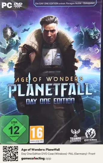 Age of Wonders: Planetfall Computer, Germany box front