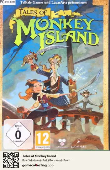Tales of Monkey Island Computer, Germany box front