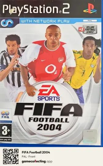 FIFA Football 2004 PlayStation 2, PAL box front