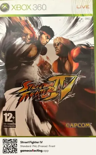Street Fighter IV Xbox 360, France box front