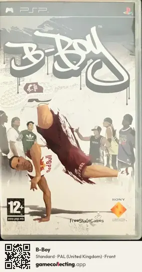 B-Boy PlayStation Portable, United Kingdom box front