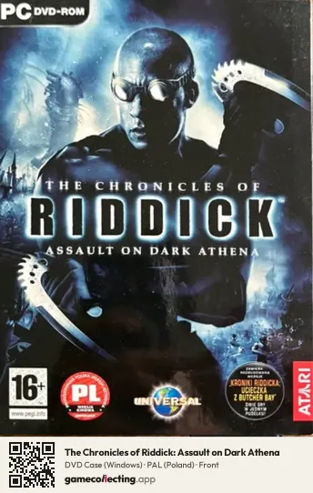 The Chronicles of Riddick: Assault on Dark Athena Computer, Poland box front