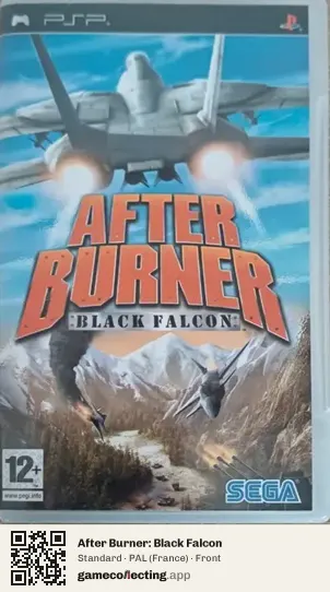 After Burner: Black Falcon PlayStation Portable, France box front