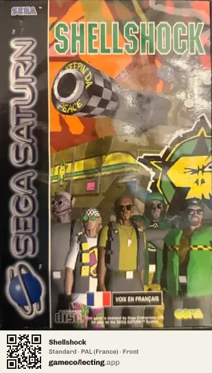 Shellshock Sega Saturn, France box front