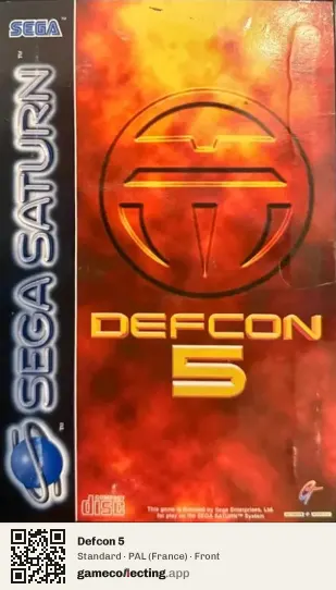 Defcon 5 Sega Saturn, France box front