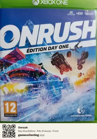 Onrush Xbox One, France box front