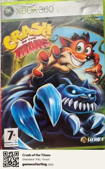 Crash of the Titans Xbox 360, PAL box front