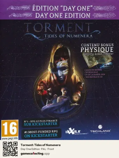 Torment: Tides of Numenera Xbox One, PAL box front