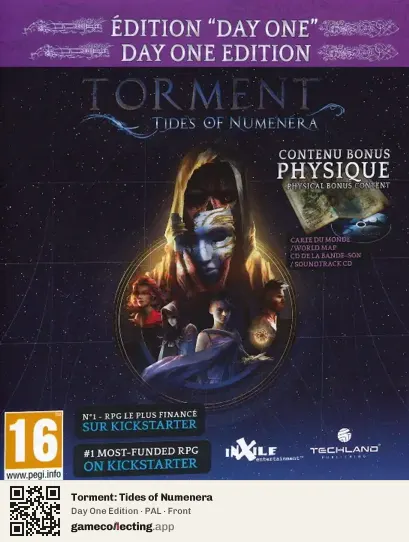 Torment: Tides of Numenera Xbox One, PAL box front