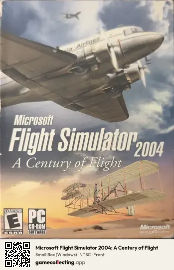 Microsoft Flight Simulator 2004: A Century of Flight Computer, NTSC box front