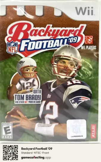 Backyard Football '09 Nintendo Wii, NTSC box front