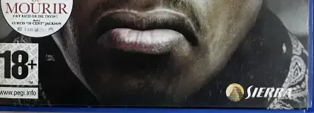 50 Cent: Bulletproof, the PEGI square on its front