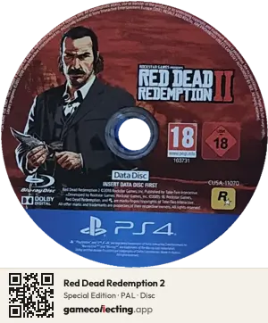 Red Dead Redemption 2 PlayStation 4, PAL disc
