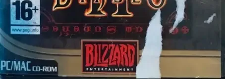 Diablo II, the PEGI square on its front
