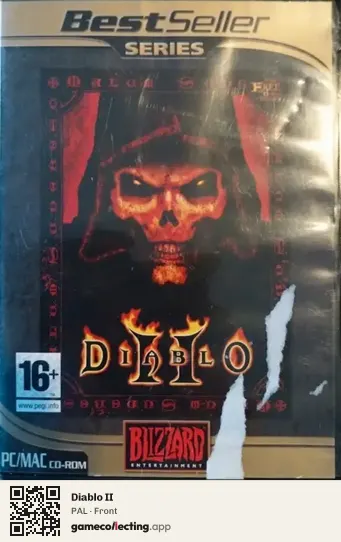 Diablo II Computer, PAL box front