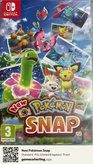 New Pokémon Snap Nintendo Switch, United Kingdom box front