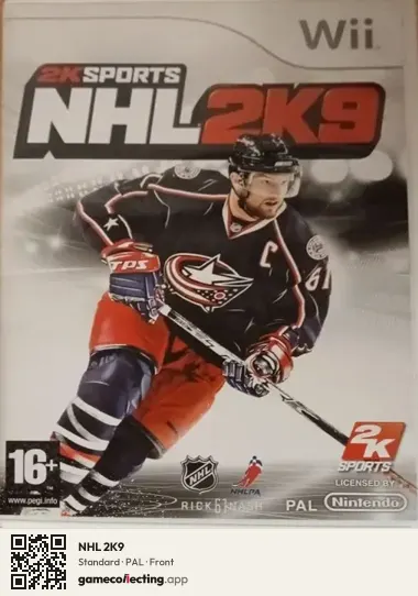 NHL 2K9 Nintendo Wii, PAL box front