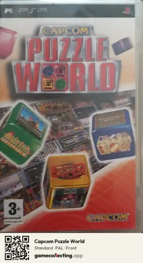 Capcom Puzzle World PlayStation Portable, PAL box front