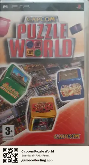Capcom Puzzle World PlayStation Portable, PAL box front