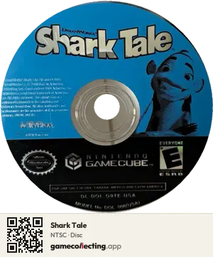 Shark Tale Nintendo GameCube, NTSC disc
