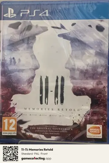 11-11: Memories Retold PlayStation 4, PAL box front