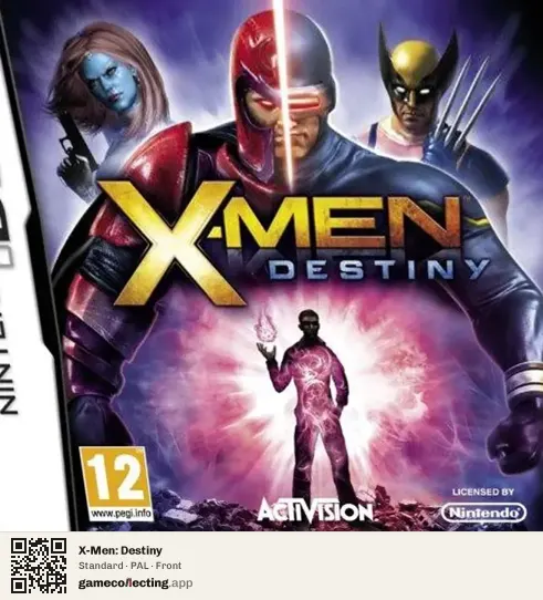 X-Men: Destiny Nintendo DS, PAL box front