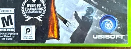 Watch Dogs, the ESRB box on its front