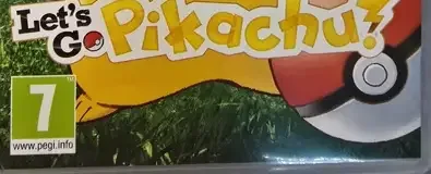 Pokémon: Let's Go, Pikachu!, the PEGI square on its front