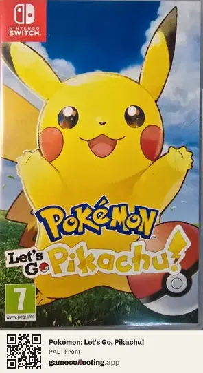 Pokémon: Let's Go, Pikachu! Nintendo Switch, PAL box front