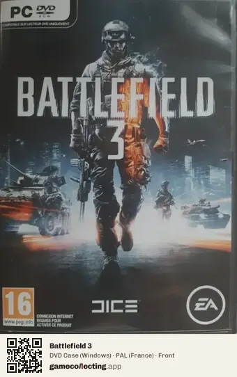 Battlefield 3 Computer, France box front