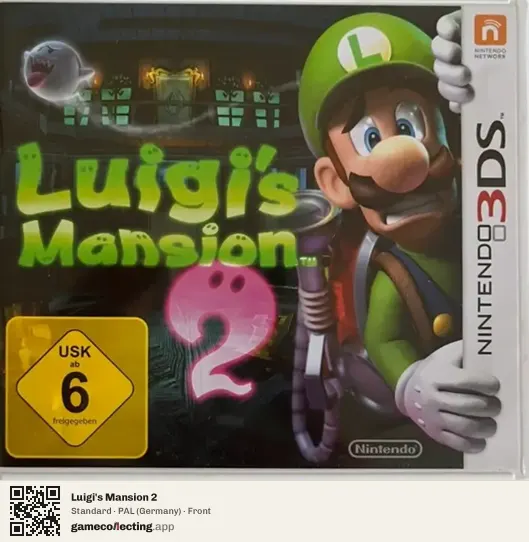 Luigi's Mansion 2 Nintendo 3DS, Germany box front