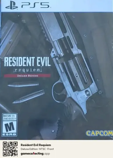 Resident Evil Requiem PlayStation 5, NTSC box front