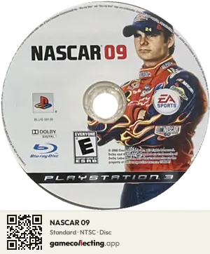 NASCAR 09 PlayStation 3, NTSC disc
