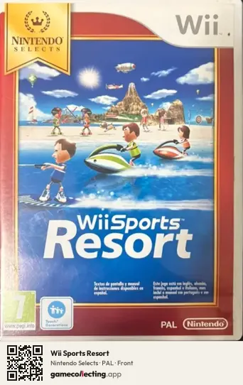 Wii Sports Resort Nintendo Wii, PAL box front