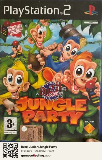 Buzz! Junior: Jungle Party PlayStation 2, Italy box front