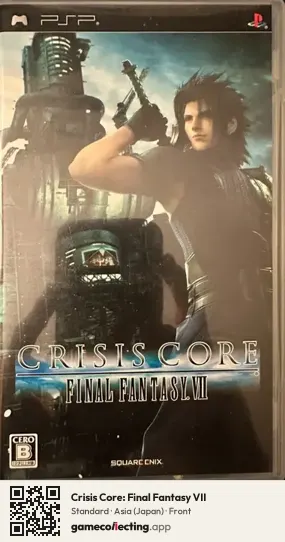 Crisis Core: Final Fantasy VII PlayStation Portable, Asia box front