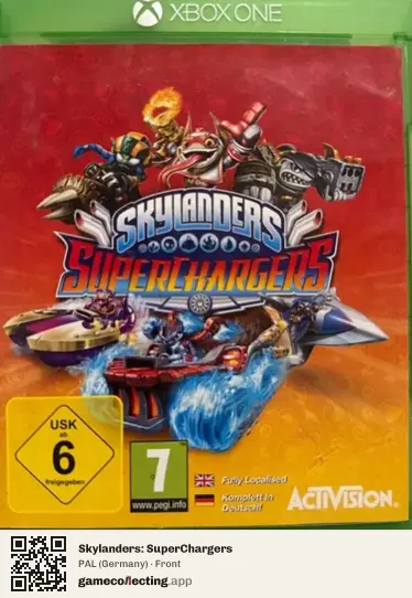 Skylanders: SuperChargers Xbox One, Germany box front