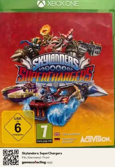 Skylanders: SuperChargers Xbox One, Germany box front
