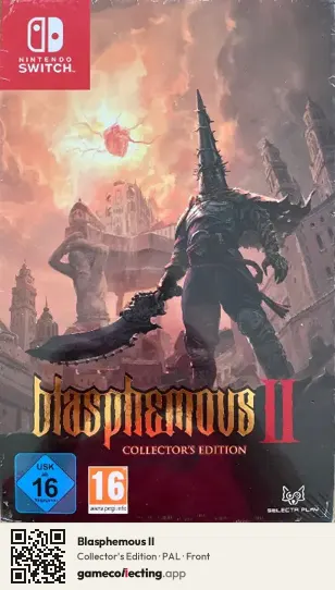 Blasphemous II Nintendo Switch, PAL box front